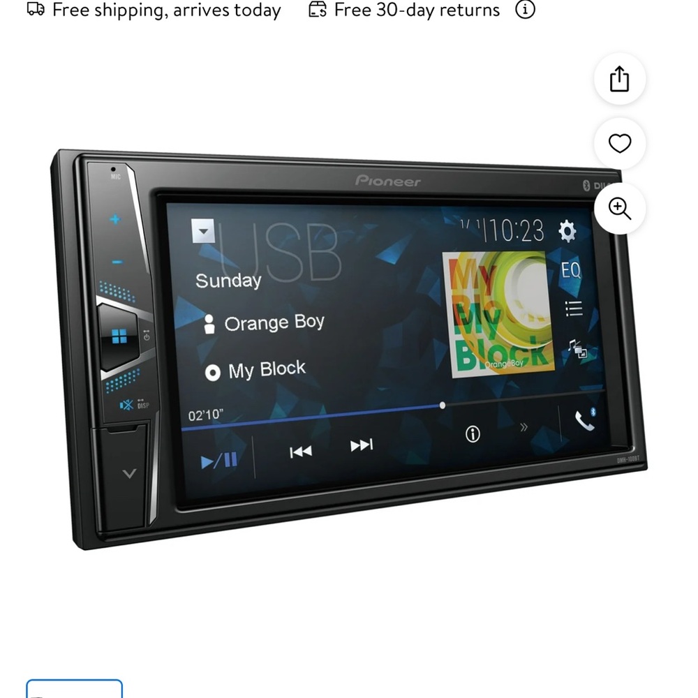 Pioneer Bluetooth radio
